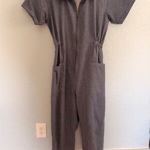 Noble Recycled Denim Jumpsuit